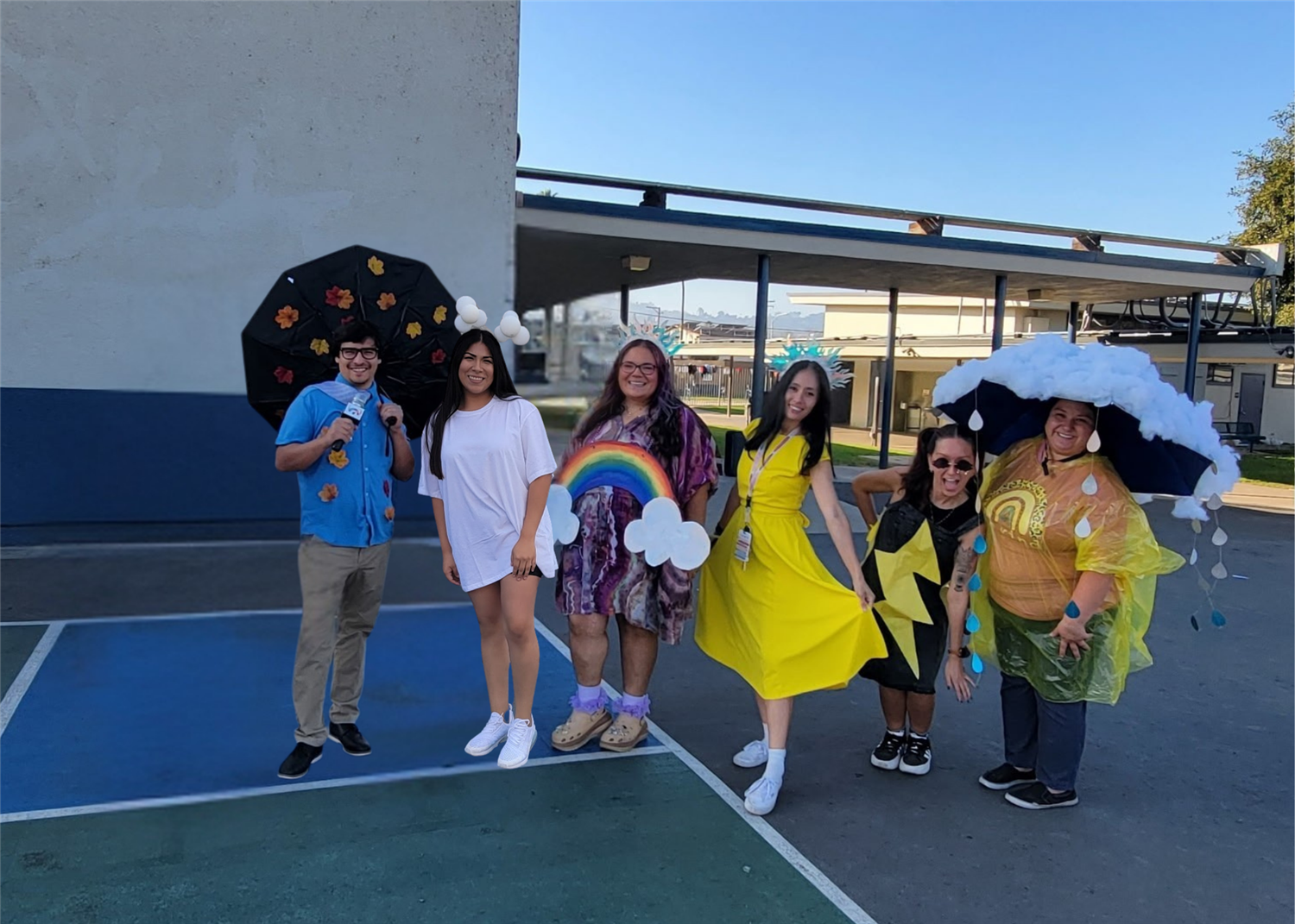 Johnson School Counseling Team on Halloween 2025